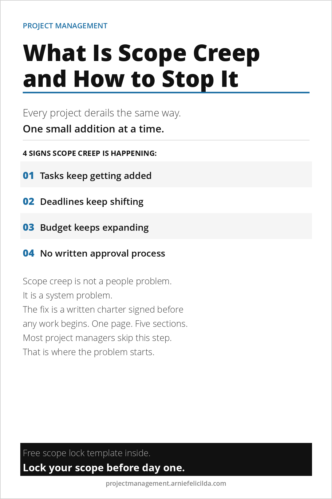 what is scope creep and how to stop it